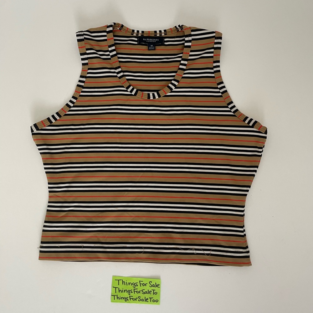 Burberry Cropped Tank